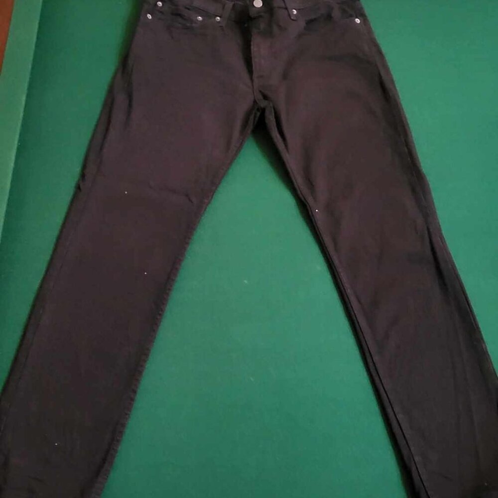 Men's Levi''s 512. Black Denim. Size 34x29